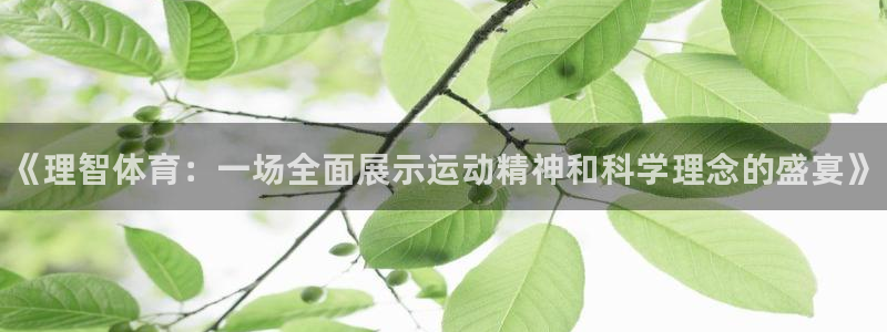 米兰体育官网下载招商：《理智体育：一场全面展示运动精