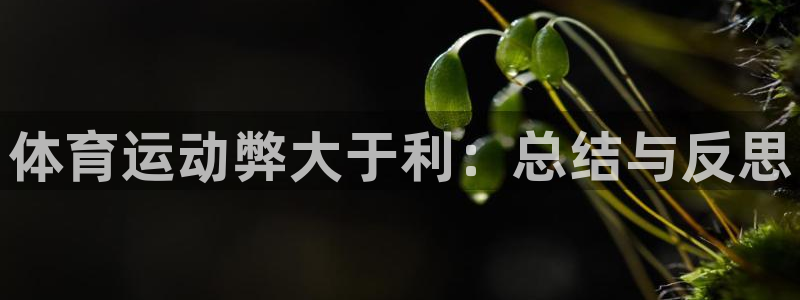 米兰体育官方正版app集团官网首页：体育运动弊大于利