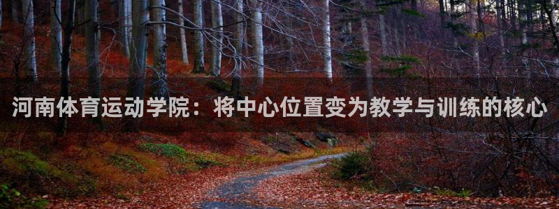 米兰体育官网下载招商：河南体育运动学院：将中心位置变为教学与