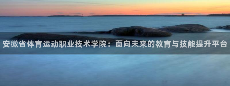 米兰体育app手机下载安装：安徽省体育运动职业技术学院：面向